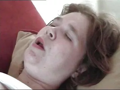 Horny guy fucks curly girlfriend's ass as soon as he wakes